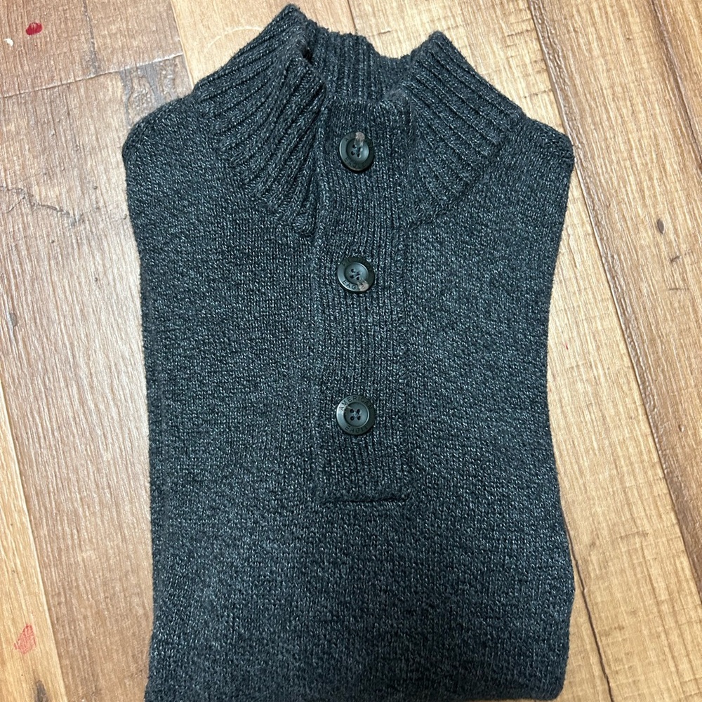 American Eagle Outfitters Charcoal Turtleneck Sweater Cozy Knit